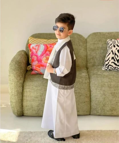 سديري العيد لون بني اناقه بروح عصرية