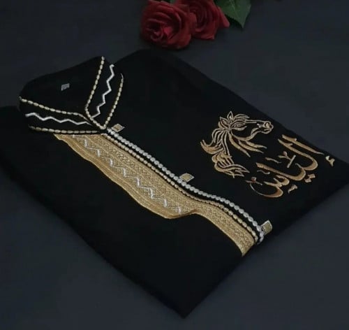 دقلة موديل البشت بالون الاسود المميز