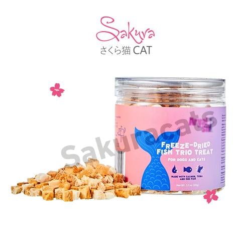 مجموعة أسماك مجففة بالتجميد