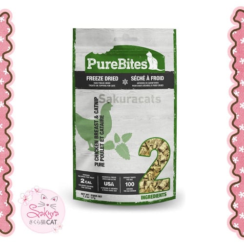 مكافأة مجففة ( دجاج وكاتنيب ) PUREBITES