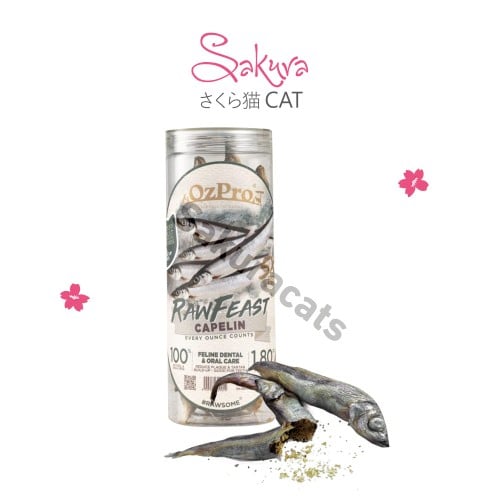 سمك الكابلين كامل مجفف بالتجميد