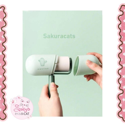 رول إزالة الشعر بغطاء حفظ