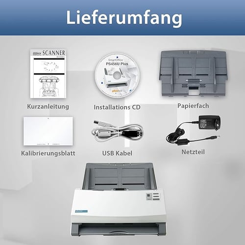 ماسح ضوئي بلس تك Plustek PS456U PLUS سرعة تصل لـ 1...