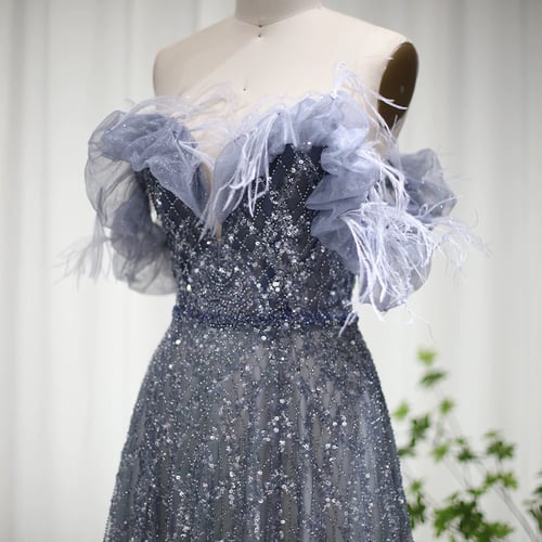 فستان فاخر 5- blue