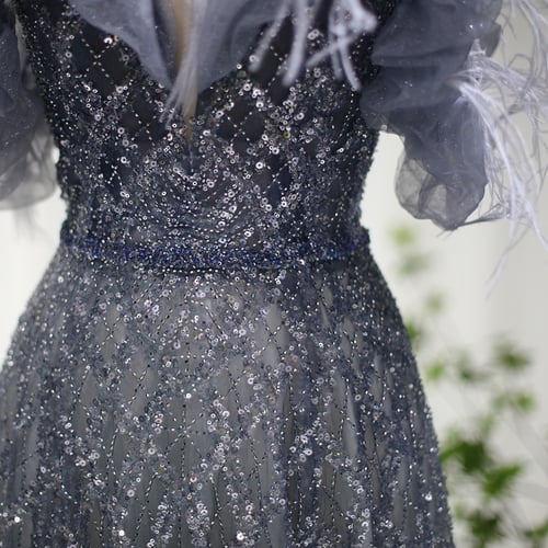 فستان فاخر 5- blue