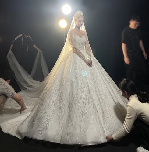 فستان فخم (1035) موديل 2022