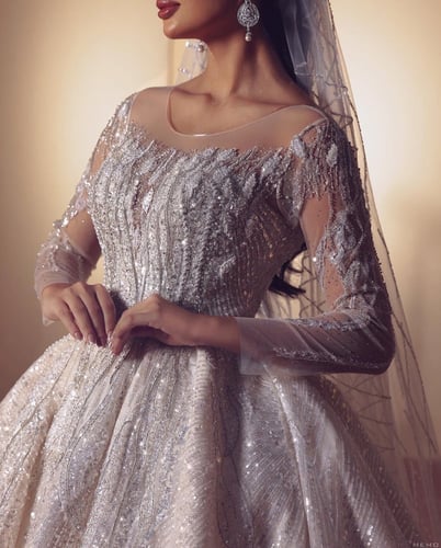 فستان فخم (1025) موديل 2022