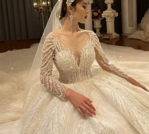 فستان فخم (1036) موديل 2022