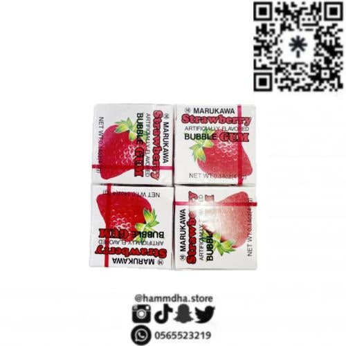 علك ماروكاوا الياباني بنكهة الفراوله 4جرام
