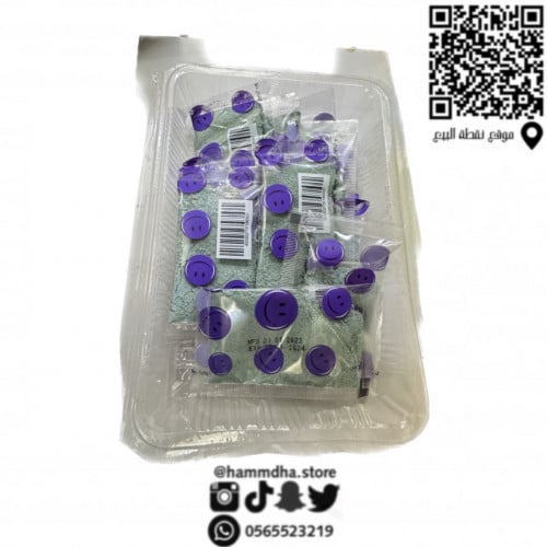 دقة لذة الحلويات بنكهة التوت الأزرق 24حبه