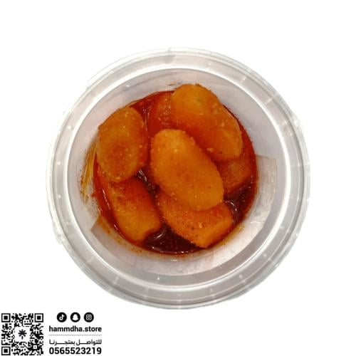 سطل حلاوة مانجو اورنج حامضه دبل مع الصوص 130جرام