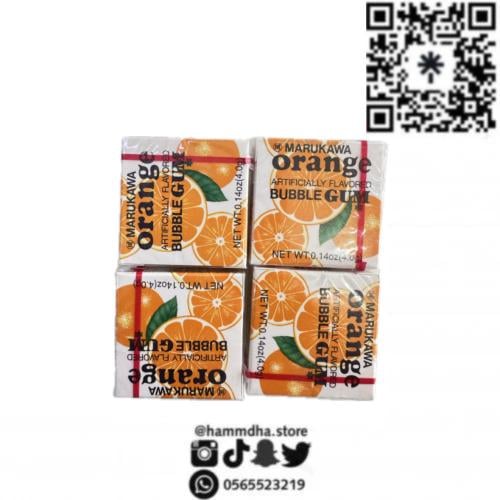 علك ماروكاوا الياباني بنكهة البرتقال 4جرام