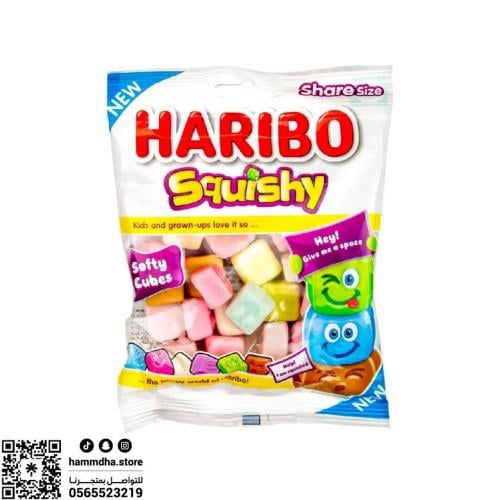 Haribo Skotschi sweets with milk, cola, and fruit...