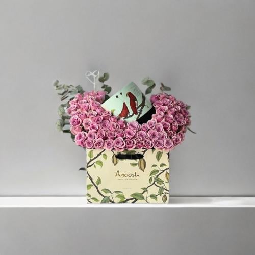 فلاورز طبيعي مع شوكولاتة Anoosh