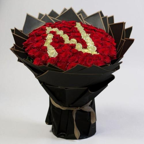 باقة فاخر عدد 120 روز احمر