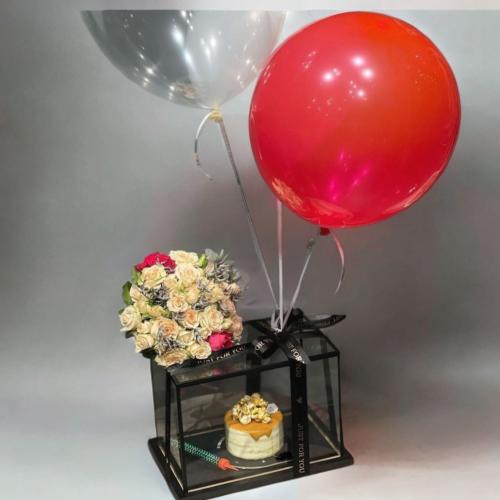 صندوق اكريلك + كيك تشنك