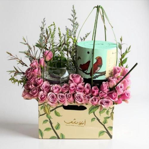 شوكلاتة انوش +فازة السمك