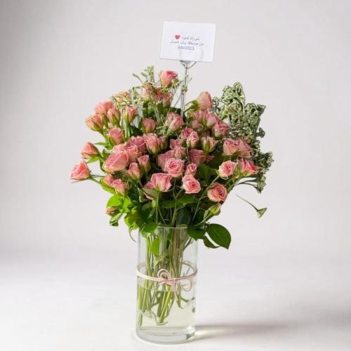 فازة روز وردي طبيعي