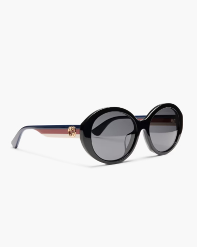 نظارة شمسية من قوتشي بإطار مستدير من الأسيتات