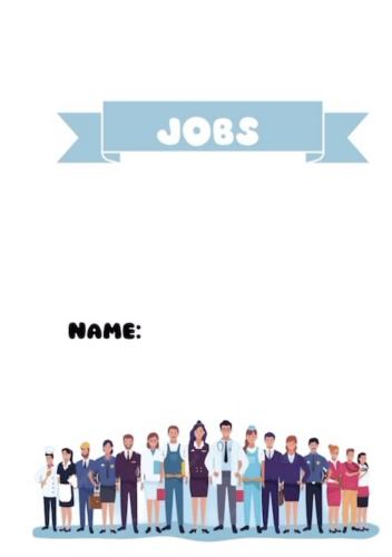 مطوية المهن انجليزي ثالث ابتدائيpdf