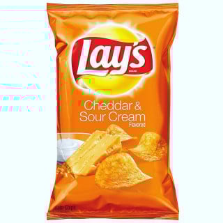 ليز جبنة شيدر وكريمة حامضة امريكي -حجم كبير