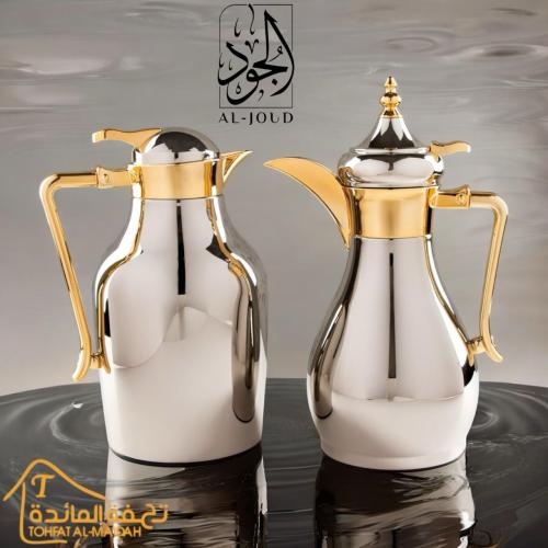 طقم ثلاجات - ترمس - شاي و قهوة الجود جديد تحفة فضي...