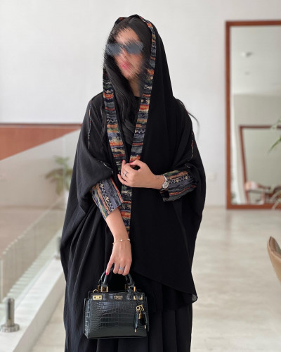 قماش كريب باطراف كشميري