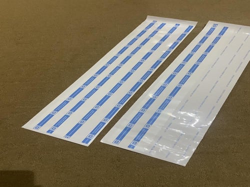 استكر لزق كتابات جي ام مطابق لي اكياس القطع للزينه