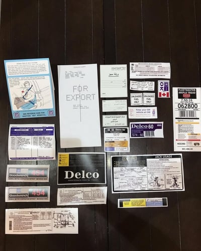 طقم استكرات جمس وشفر موديل 73-87