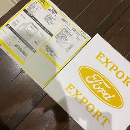 استكر فورد فيكتور مطابق للاصلي مع الخلفي