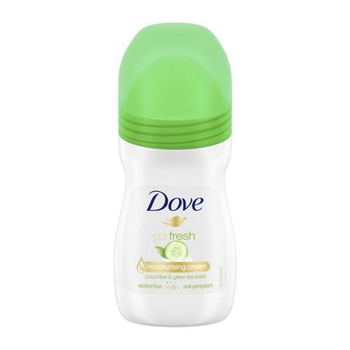 Dove deodorant roll-on gel free with cucumber and...