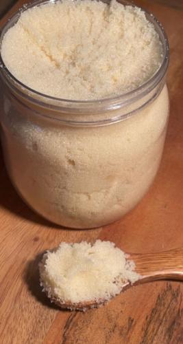 حجم كبير سنفرة الجسم لاتناسب البشره الحساسه