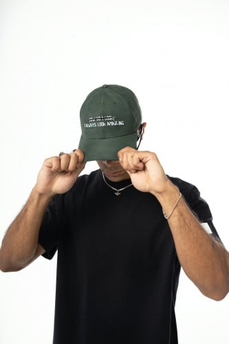 Dark green cap