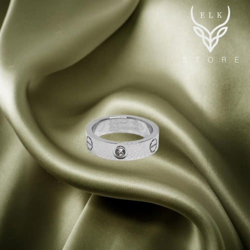 خاتم فضي Love