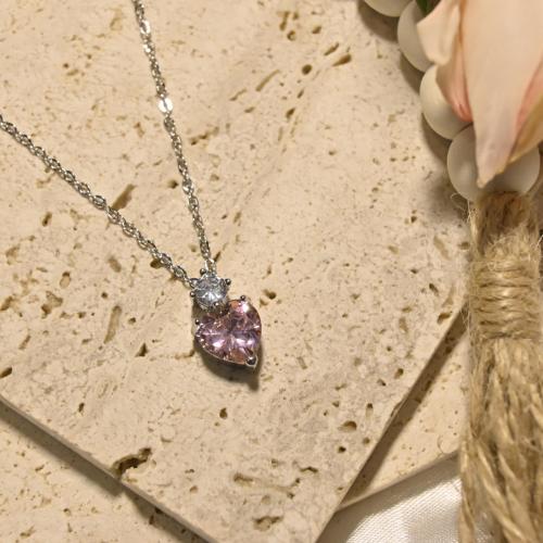 سلسال قلب وردي P