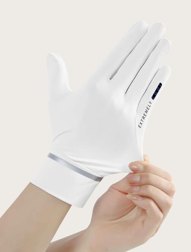 قفاز القيادة النسائي (أبيض