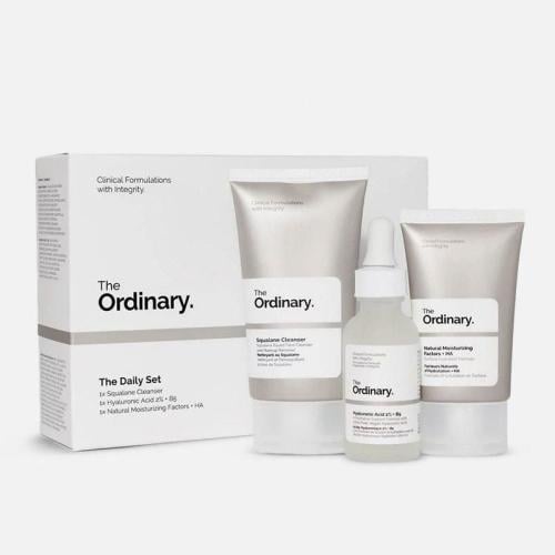 ذا اوردنيري مجموعة العناية اليومية بالبشرة 3 قطع