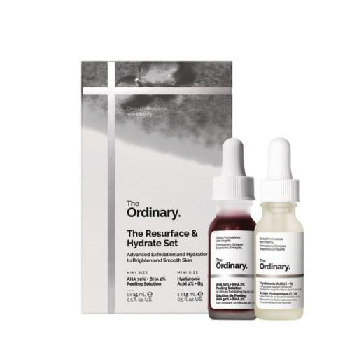 ذا اوردنيري مجموعة التقشير والترطيب 1*15مل