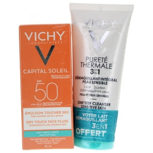 فيتشي كابيتال سولييل SPF50 50 مل+ هدية