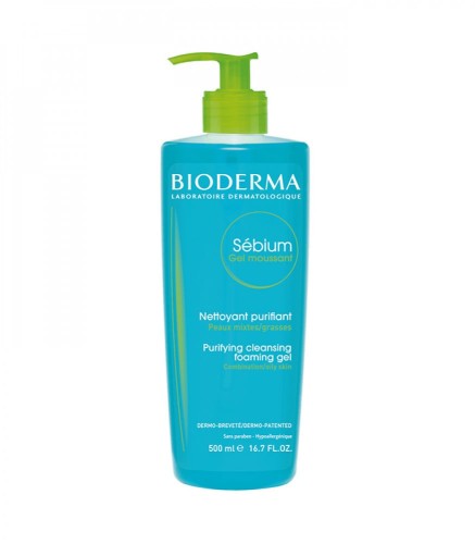 بيوديرما جل سيبيوم الرغوي لتنقية البشرة 500مل