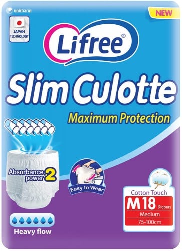 لايفري سوبر كلوت عالى الامتصاص جامبو وسط 18 قطعة