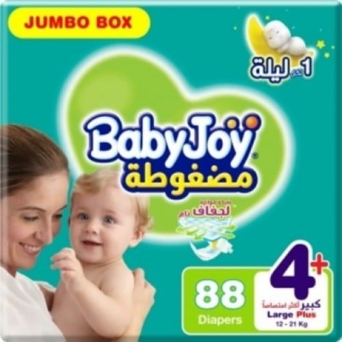 بيبى جوى حفاظات أطفال صندوق ​​رقم 4+ 88 قطعة