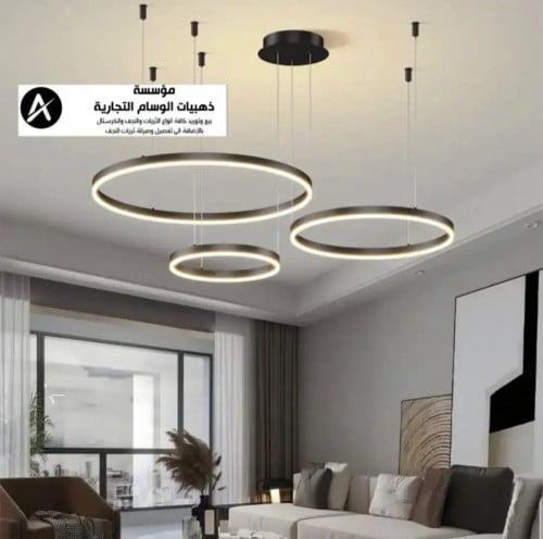 ثريات دايري اضاءه ليد 40سم60سم80سم