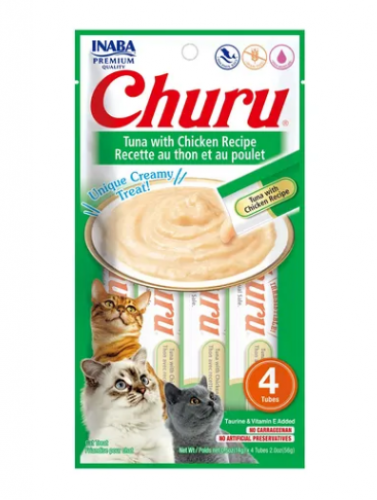 سناك قطط عصار هريسة التونة مع الدجاج 4 ضروف 56جرام...