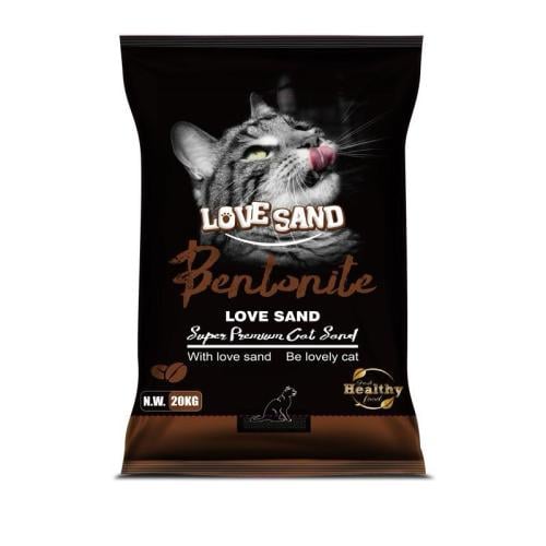 رمل قطط لوف ساند قهوه Love Sansd Cat Litter