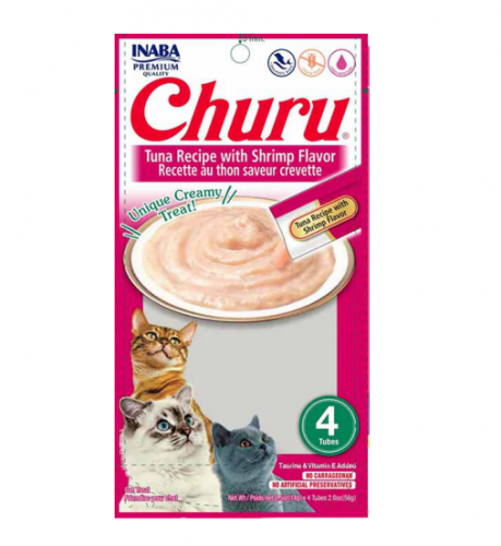 مكافأة هريسة تونا مع جمبري 4*14 غرام -إينابا INABA...