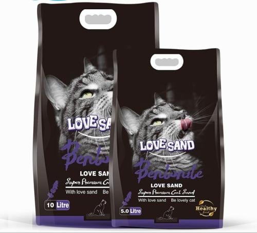 رمل قطط لوف ساند لافندر Love Sansd Cat Litter