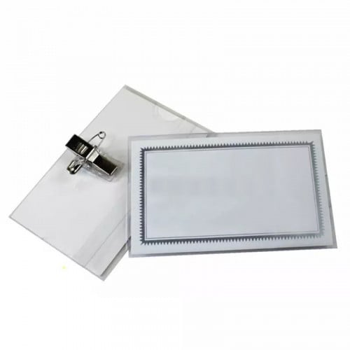 حامل بطاقة شفاف