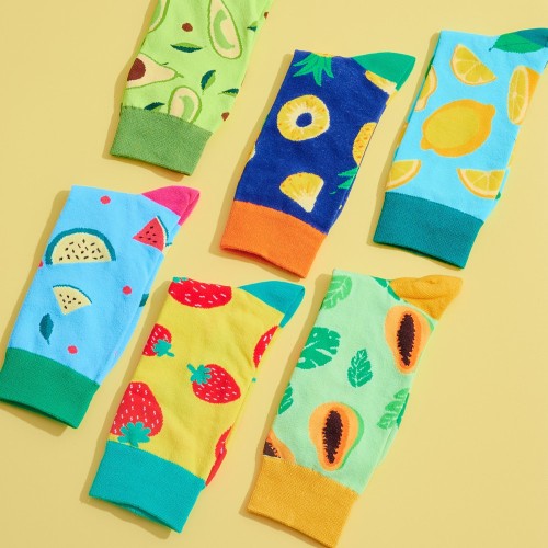 جوارب نسائي لطيفه بطول الكاحل متعددة الألوان