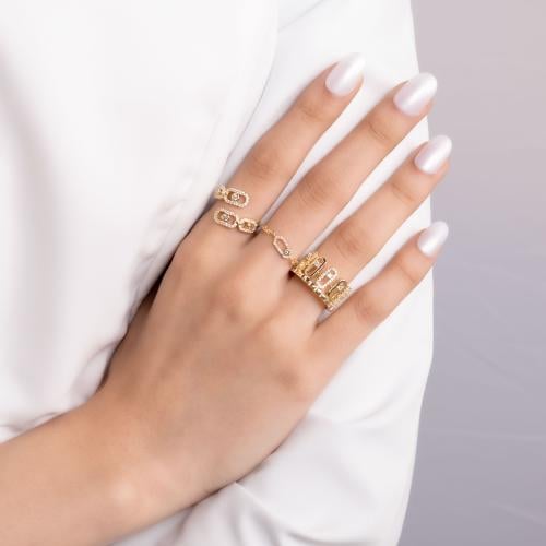 خواتم مجموعه 3 قطع زيركون